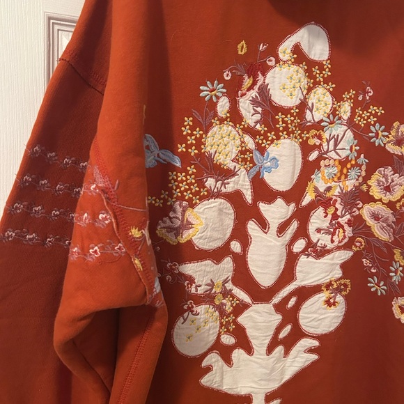 Free People At My Best Embroidered Sweatshirt - Picture 3 of 14